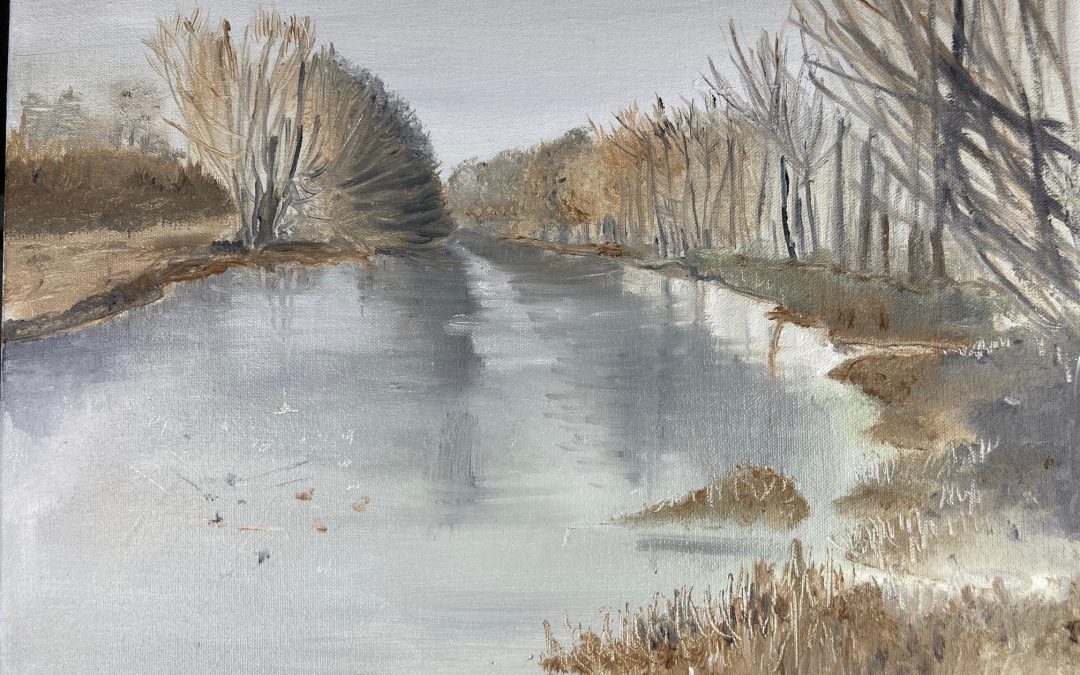 View from Bladon Bridge – Blenheim Series