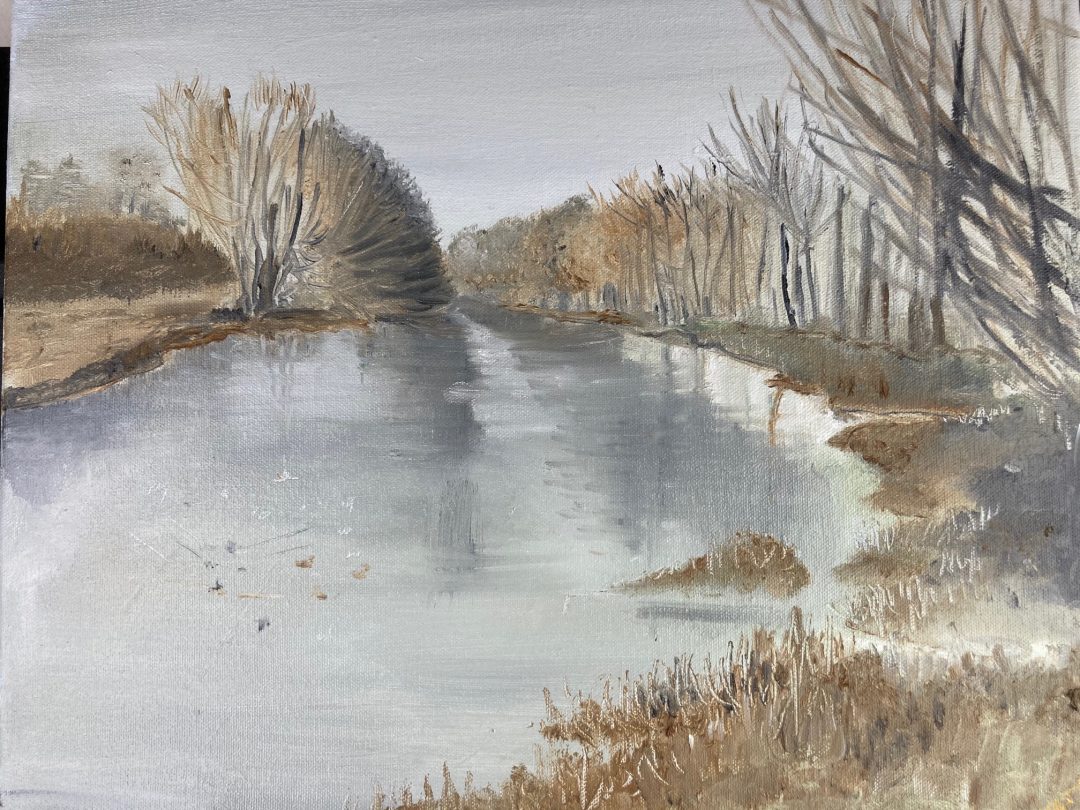 View from Bladon Bridge – Blenheim Series