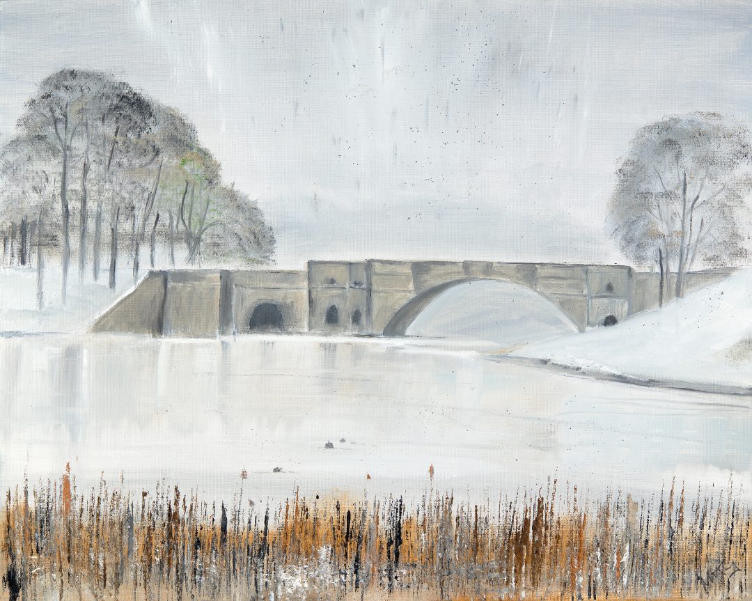 The Grand Bridge in the Snow – Blenheim series